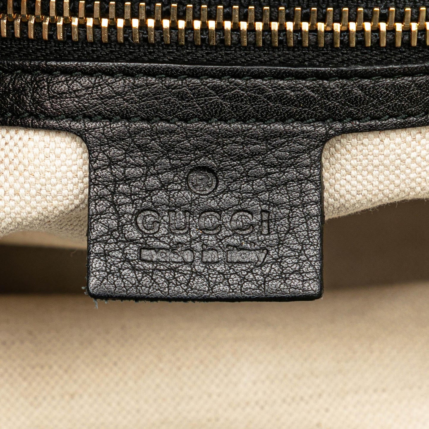 Gucci Medium Canvas Bamboo Shopper Flora Knight Satchel