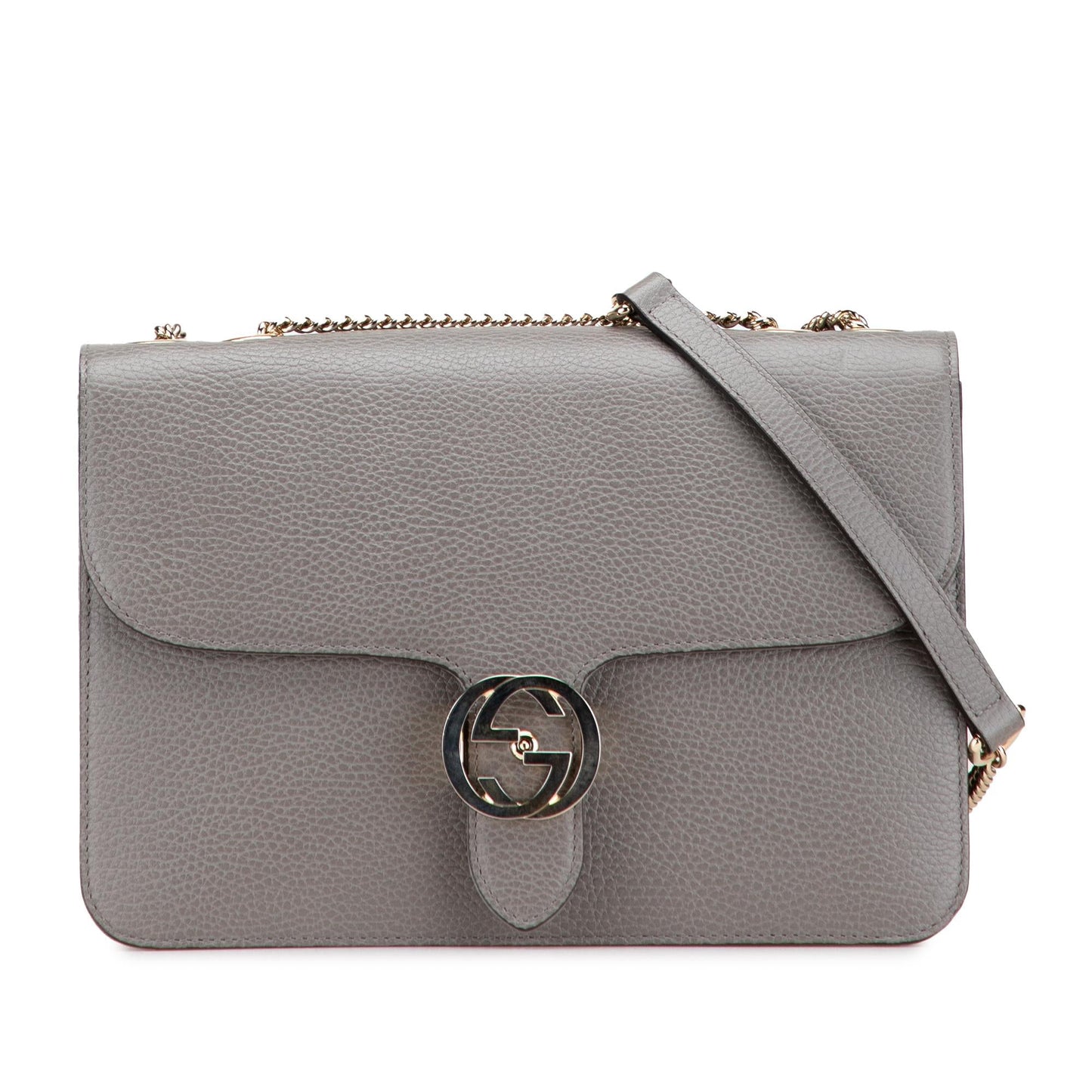 Gucci Medium Dollar Calfskin Interlocking G Crossbody
