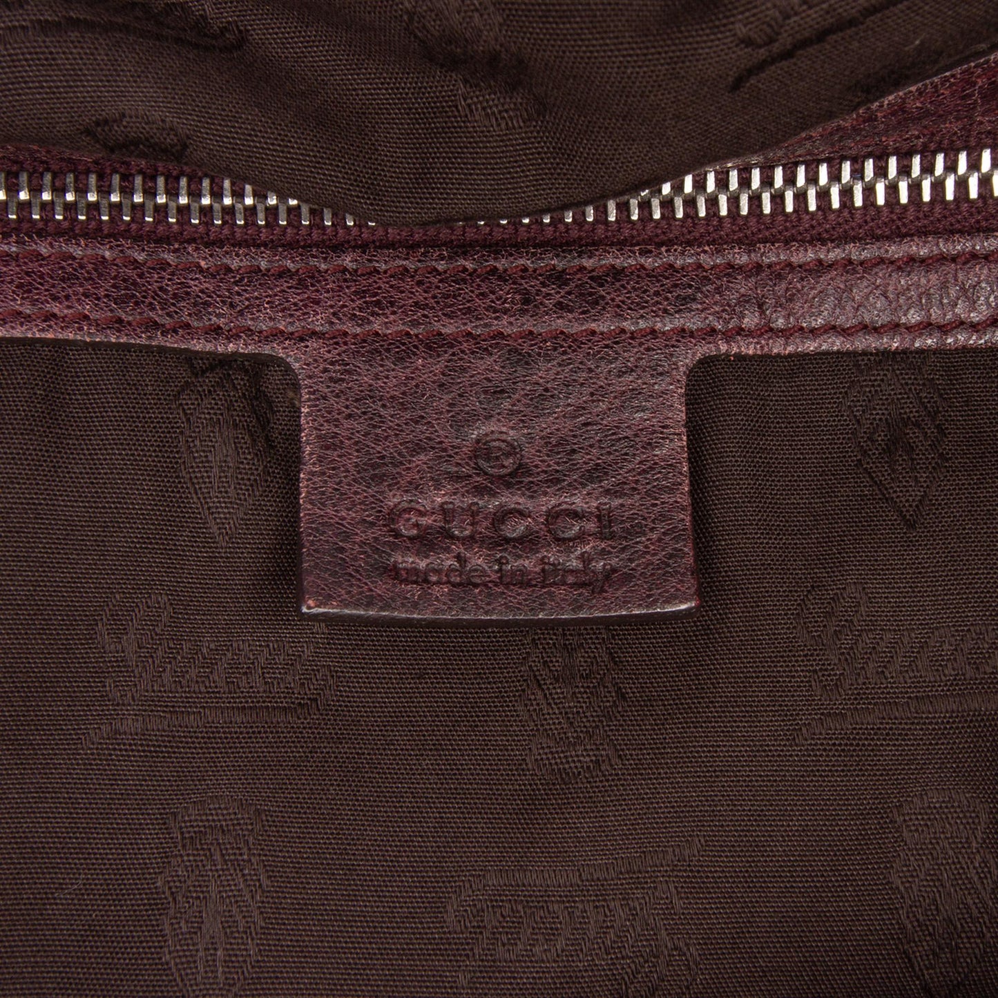 Gucci Medium GG Canvas Bamboo Bar Tote