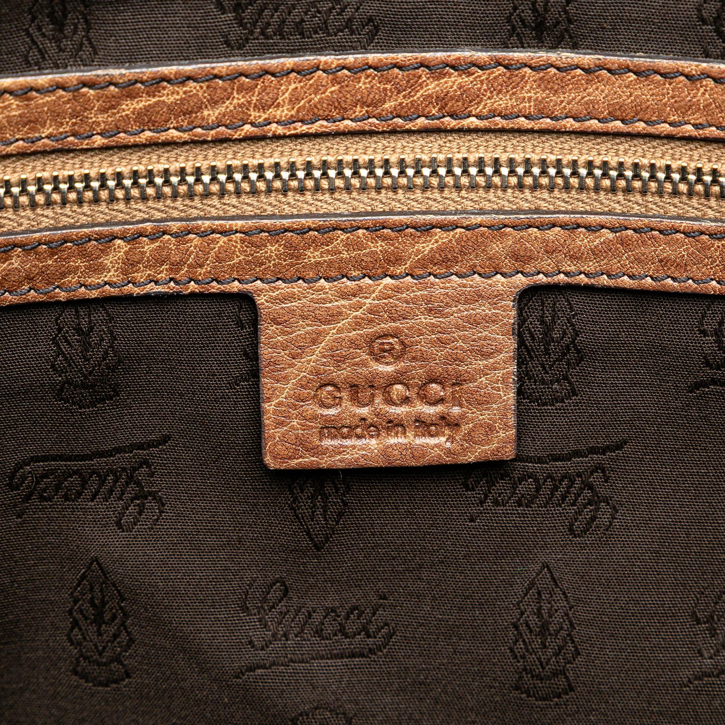 Gucci Medium GG Canvas Bamboo Libeccio Tote
