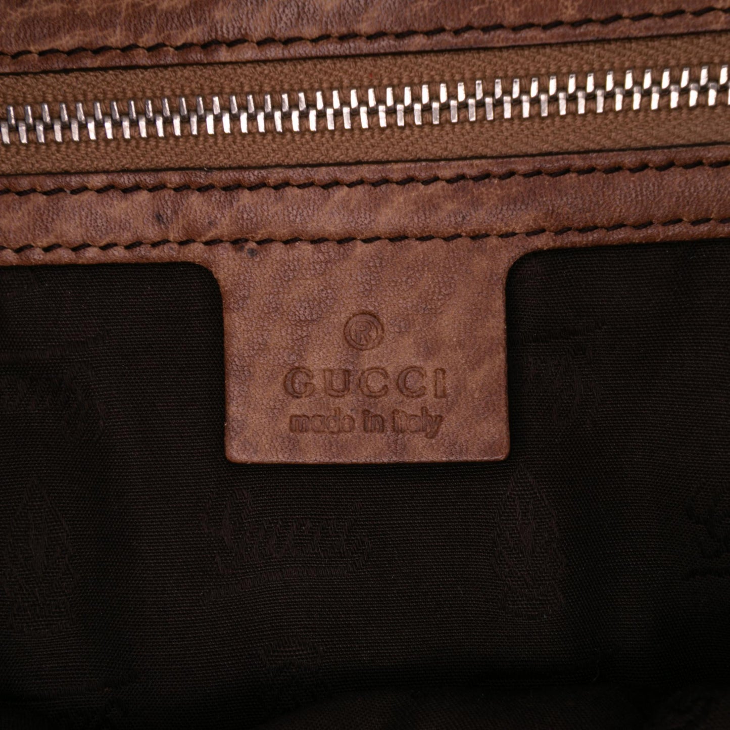 Gucci Medium GG Canvas Bamboo Libeccio Tote