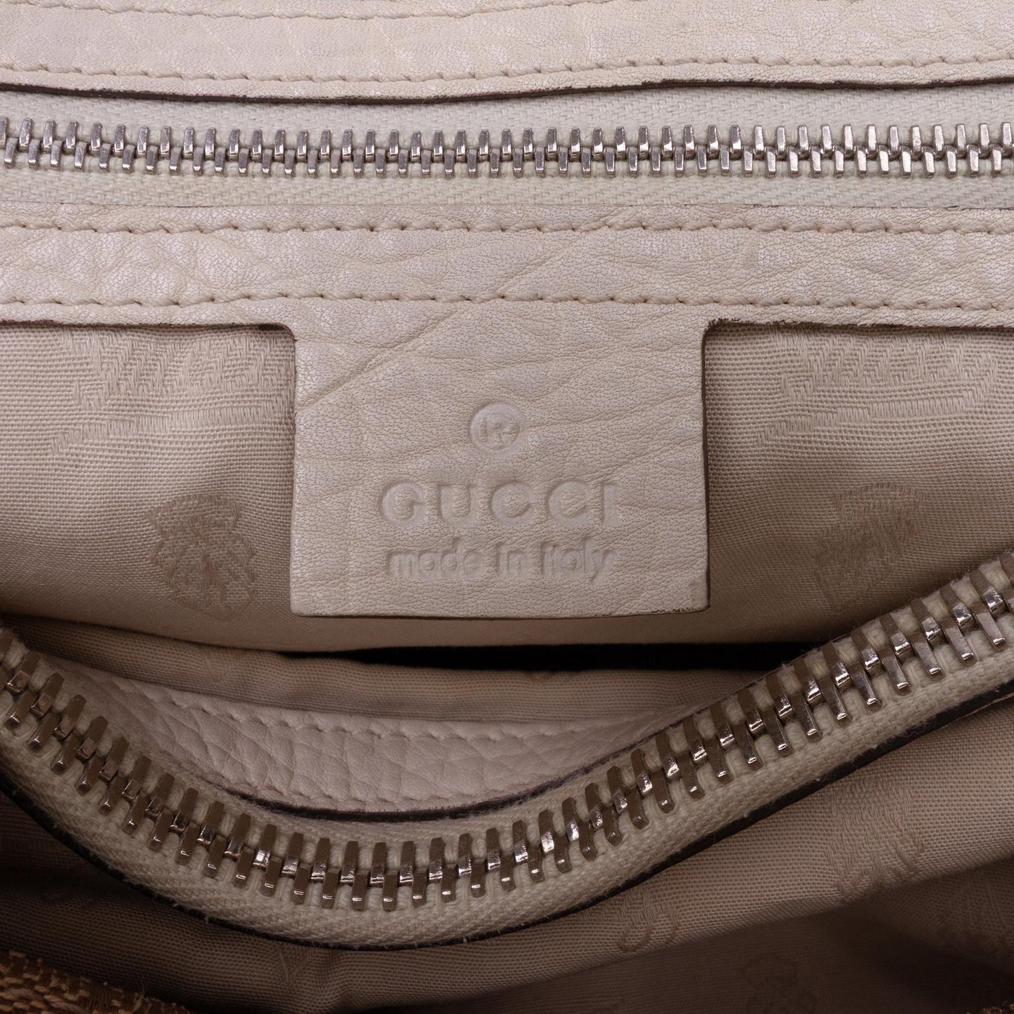 Gucci Medium GG Canvas Bamboo Libeccio Tote