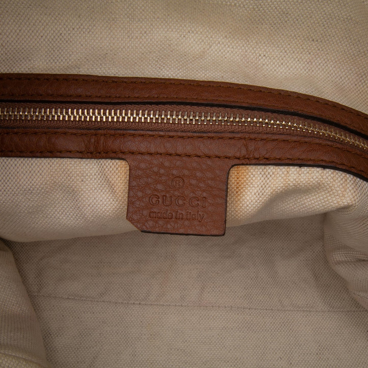 Gucci Medium GG Canvas Bella Shoulder Bag