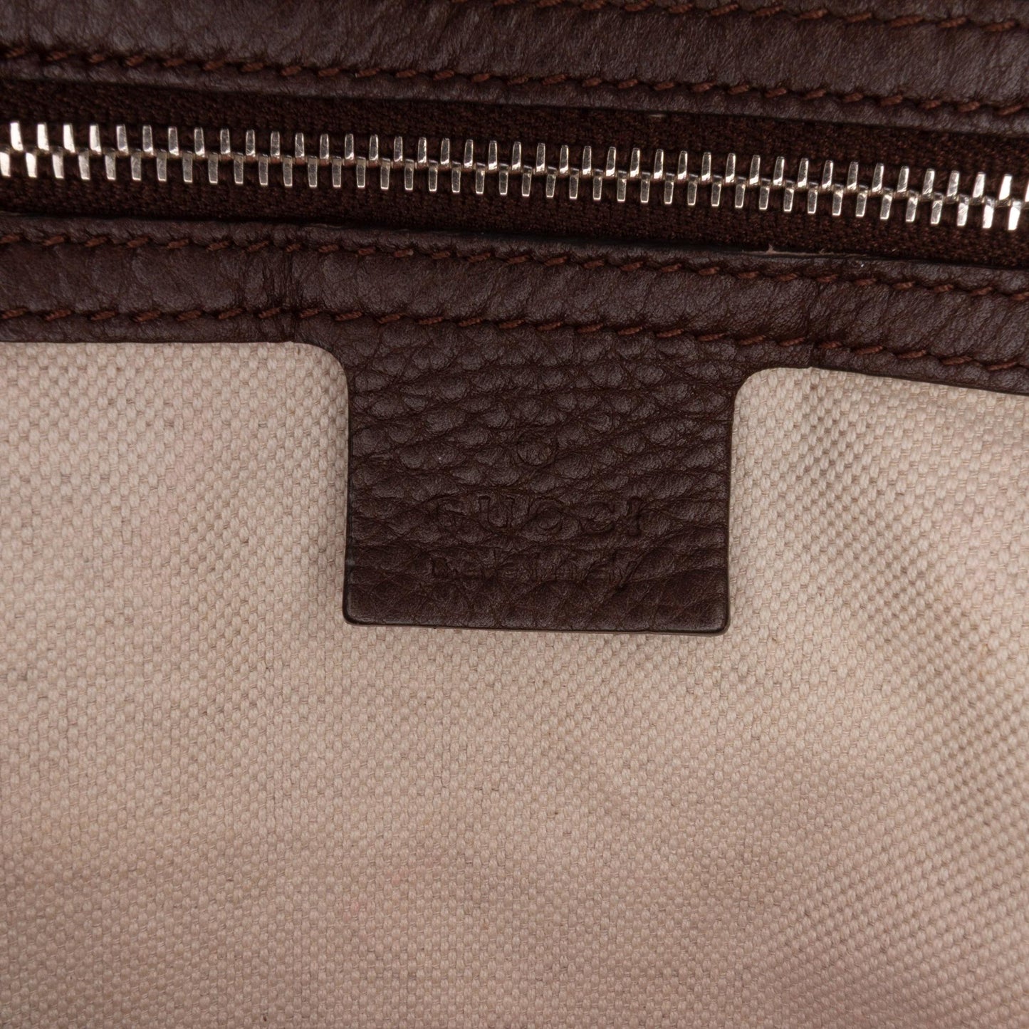 Gucci Medium GG Canvas Techno Tag Boston Bag