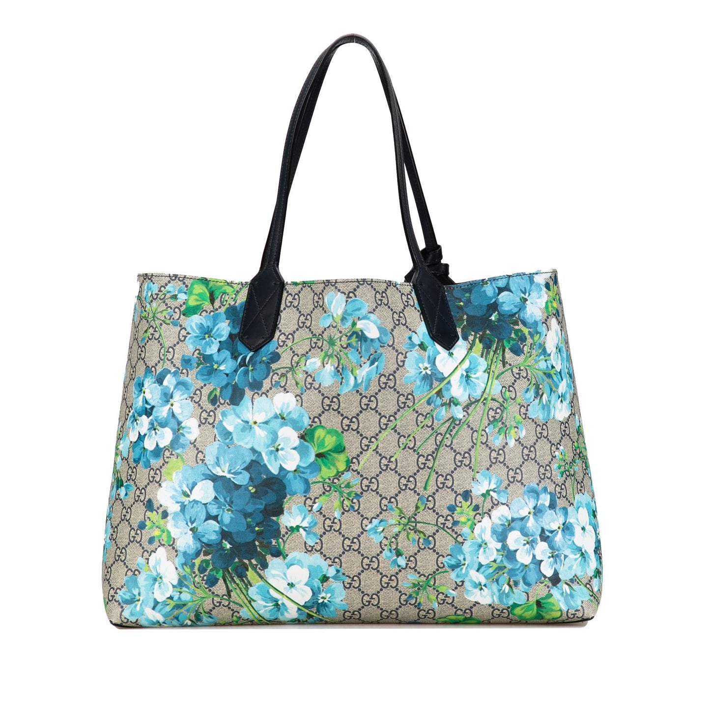 Gucci Medium GG Supreme Blooms Reversible Tote (SHG-AKgryd)