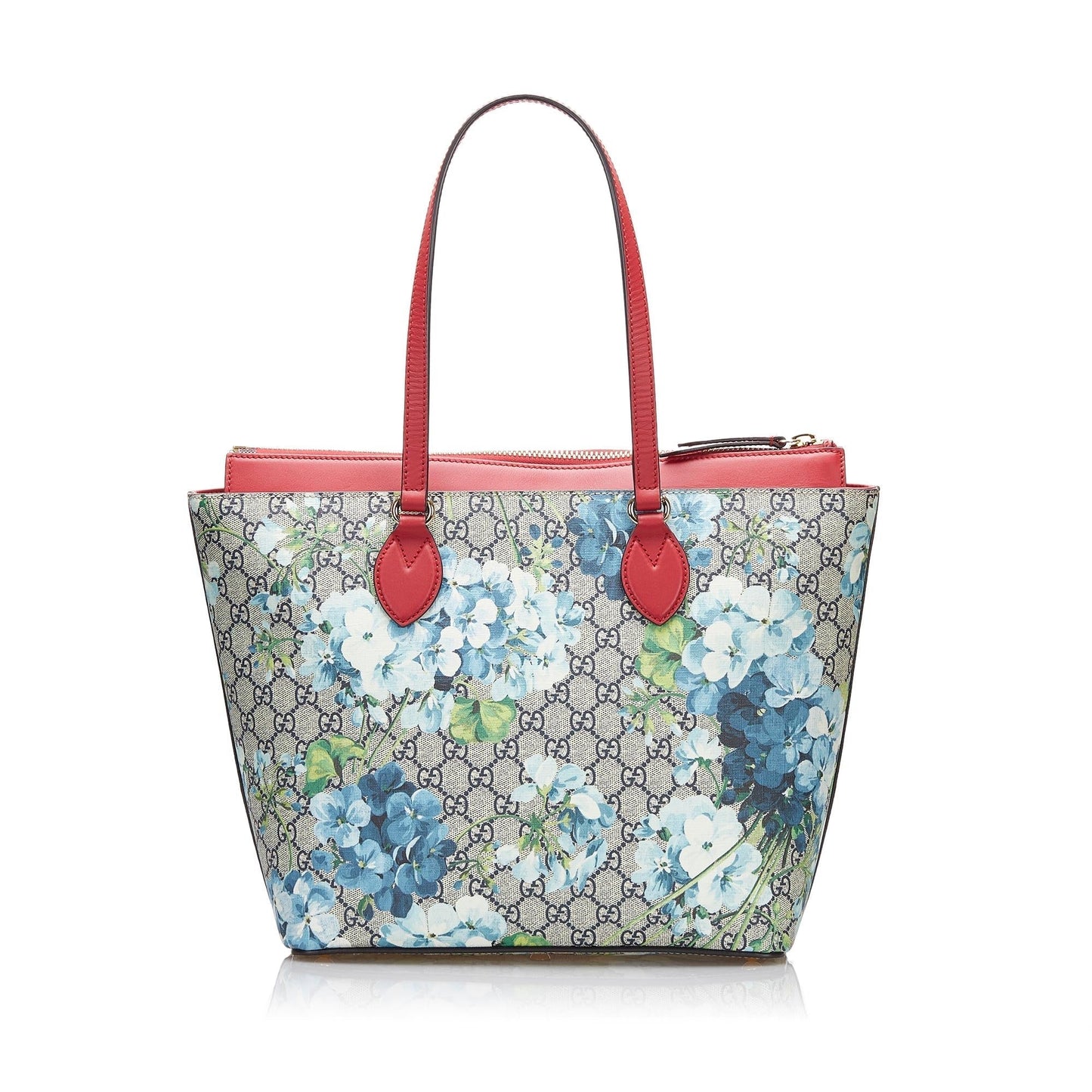 Luxury Gucci Medium GG Supreme Blooms Tote (SHG-708NRJ)