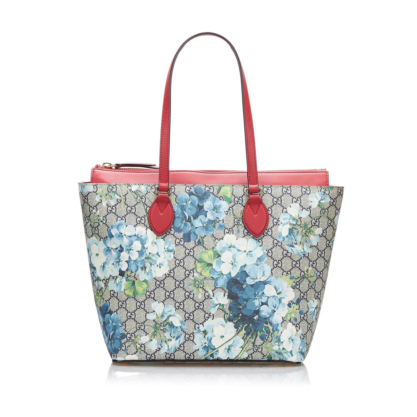 Luxury Gucci Medium GG Supreme Blooms Tote (SHG-708NRJ)