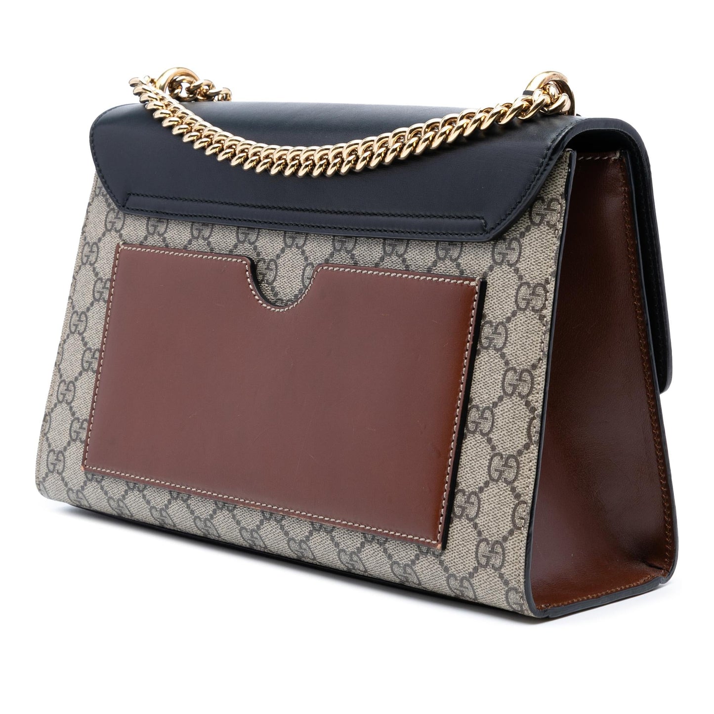 Gucci Medium GG Supreme Padlock Shoulder Bag