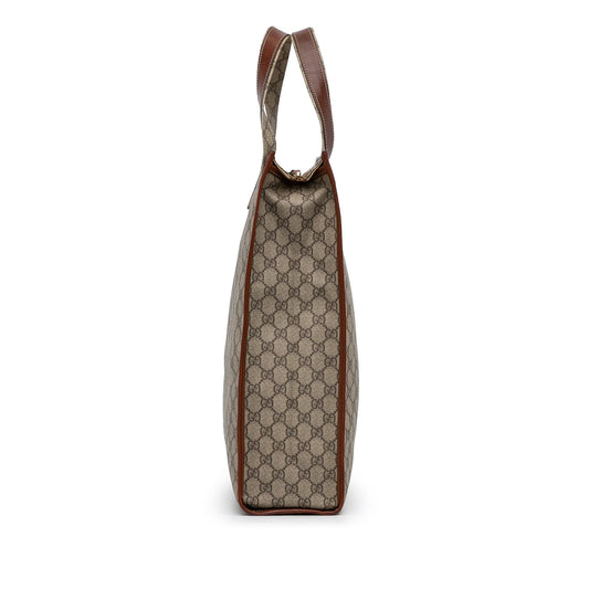Luxury Gucci Medium GG Supreme Web Loop Vertical Tote (SHG-fppdZz)