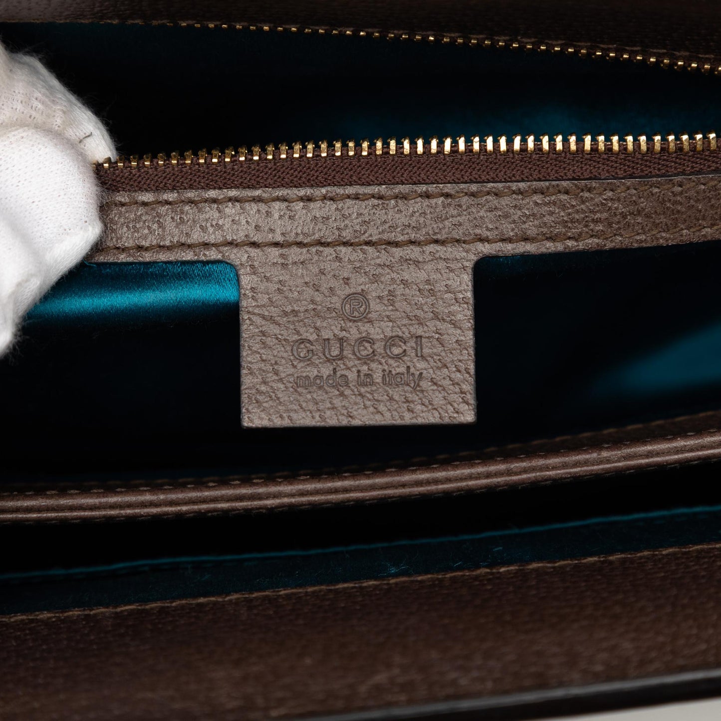 Gucci Medium GG Supreme Web Ophidia Chain Shoulder Bag