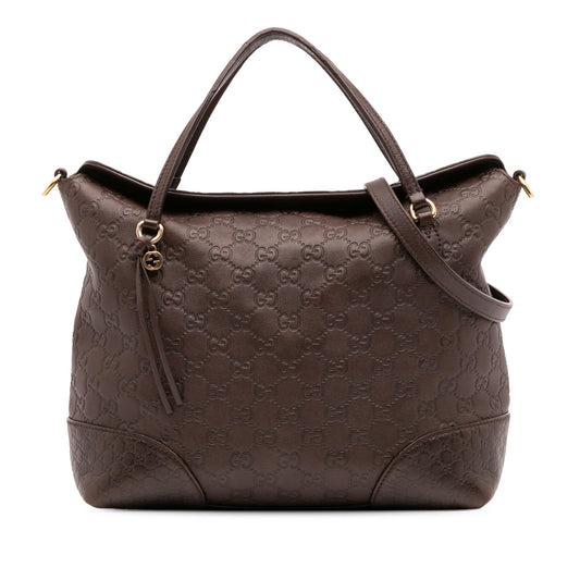 Gucci Medium Guccissima Bree Fold Over Tote