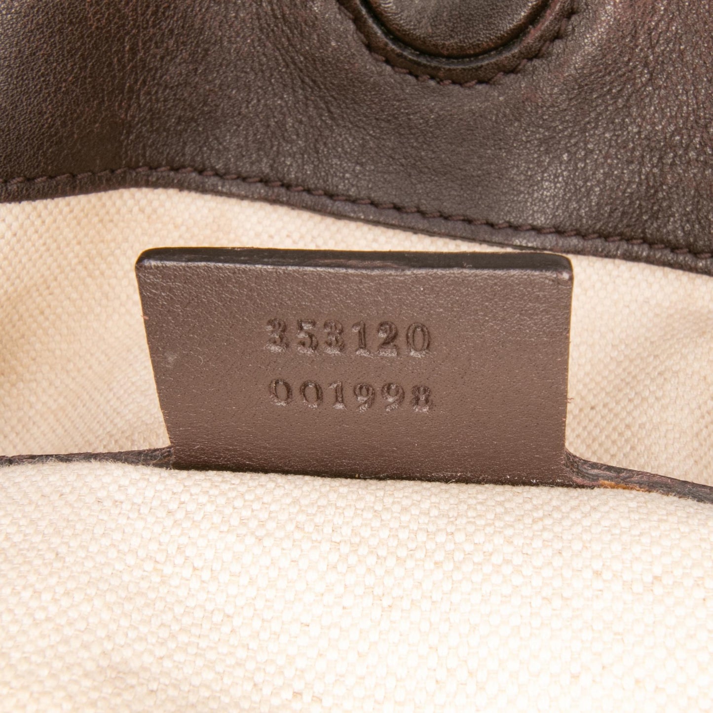 Gucci Medium Guccissima Bree Fold Over Tote