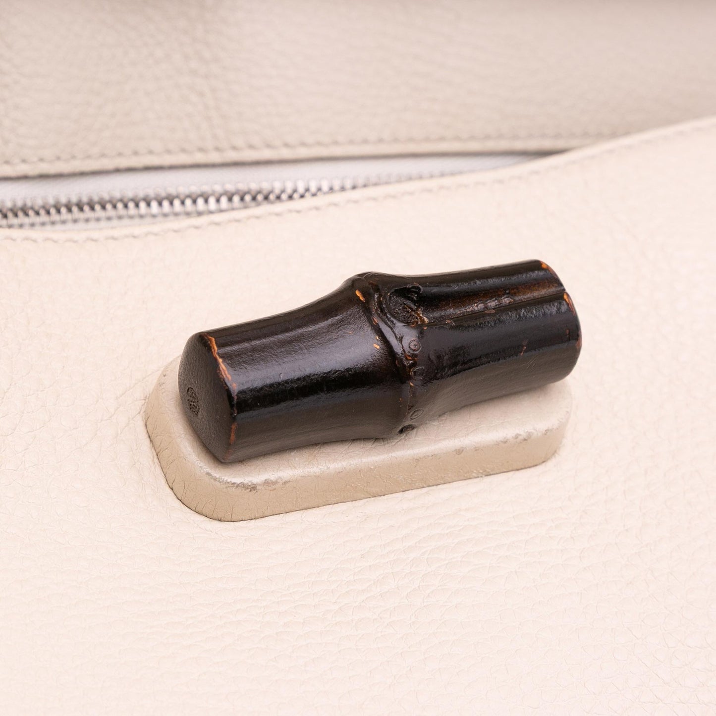 Gucci Medium Leather Bamboo Daily Satchel