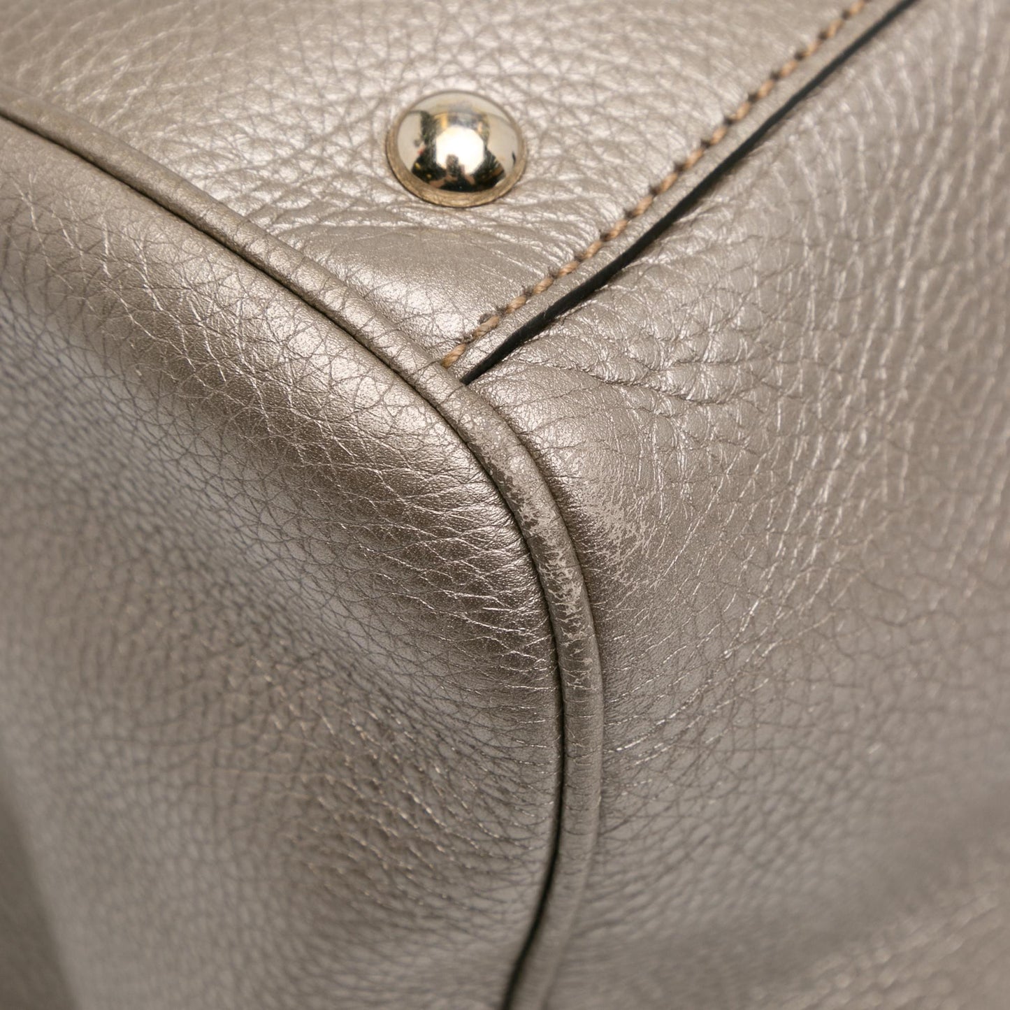 Gucci Medium Leather Bamboo Shopper (SHG-Z5WtXN)