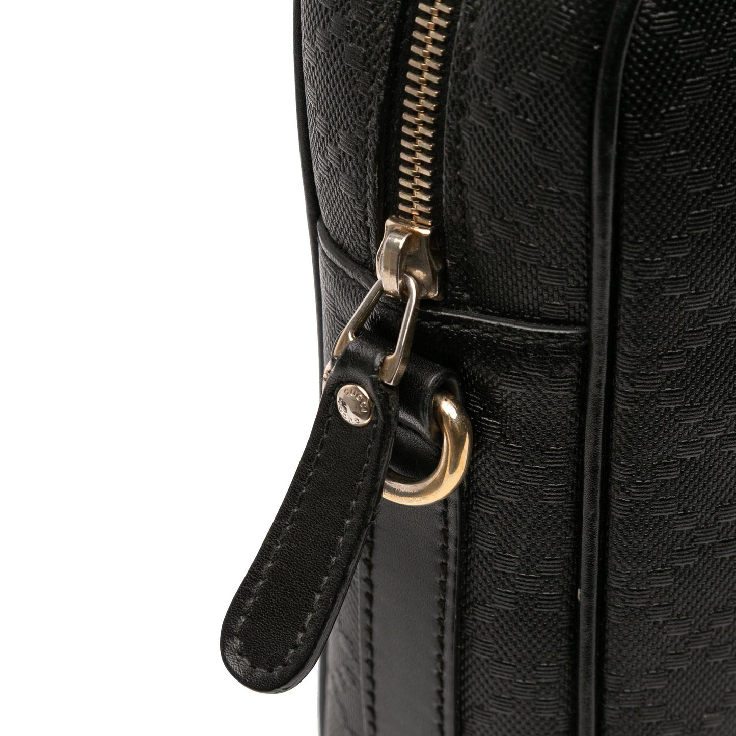 Gucci Medium Leather Diamante Bright Business Bag