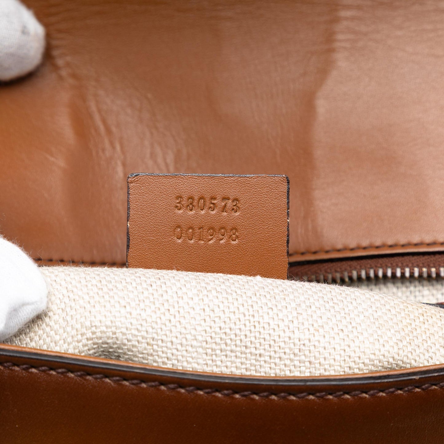 Gucci Medium Leather Lady Web Crossbody