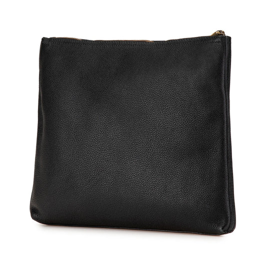 Gucci Medium Leather Logo Portfolio Clutch