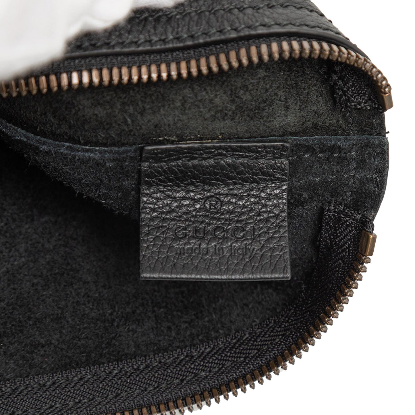 Gucci Medium Leather Logo Portfolio Clutch