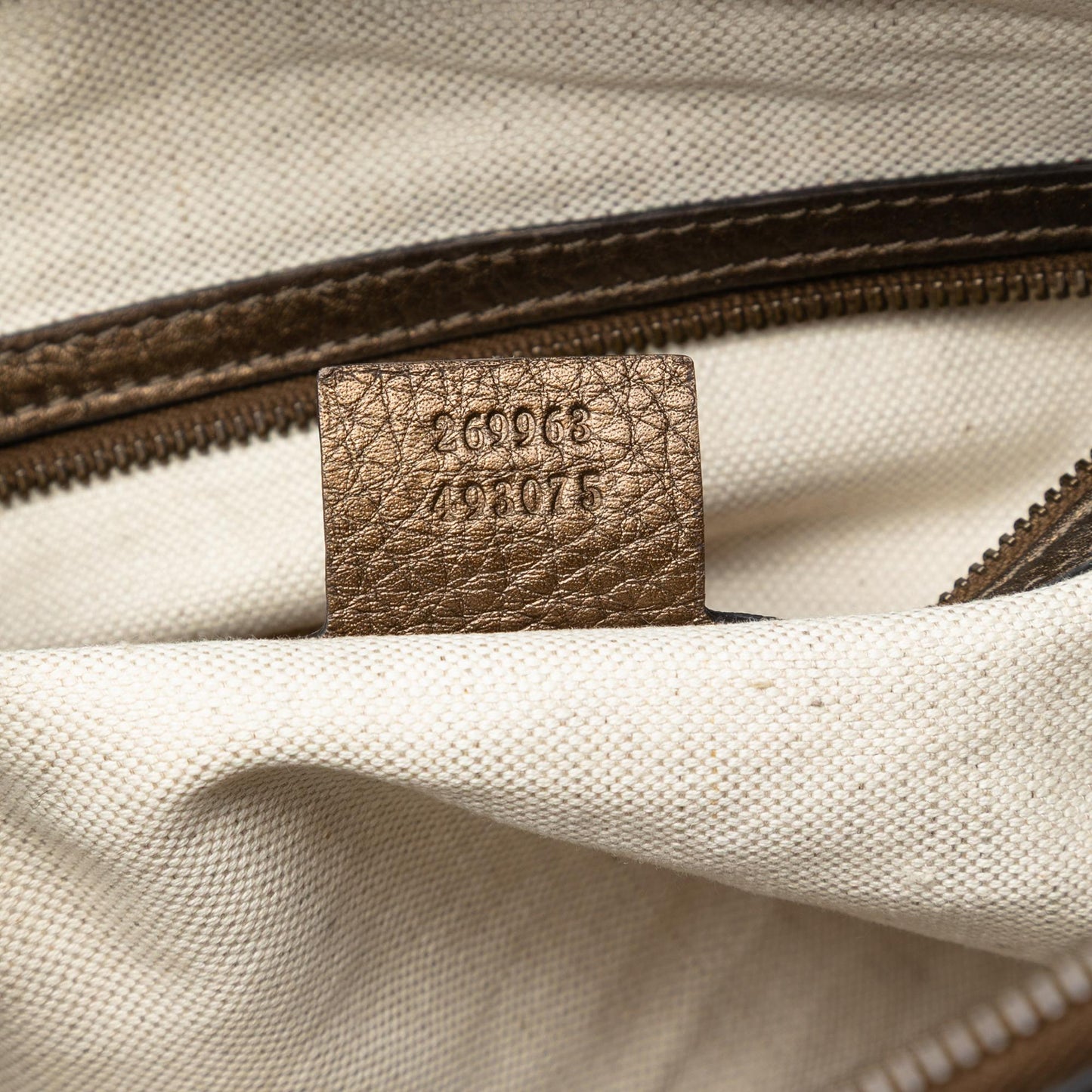 Gucci Medium Leather Ride Top Handle Bag