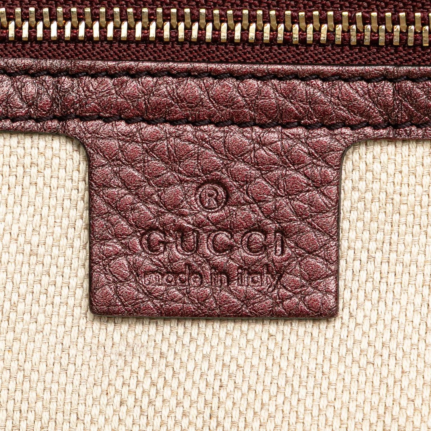 Gucci Medium Leather Soho Cellarius Tote