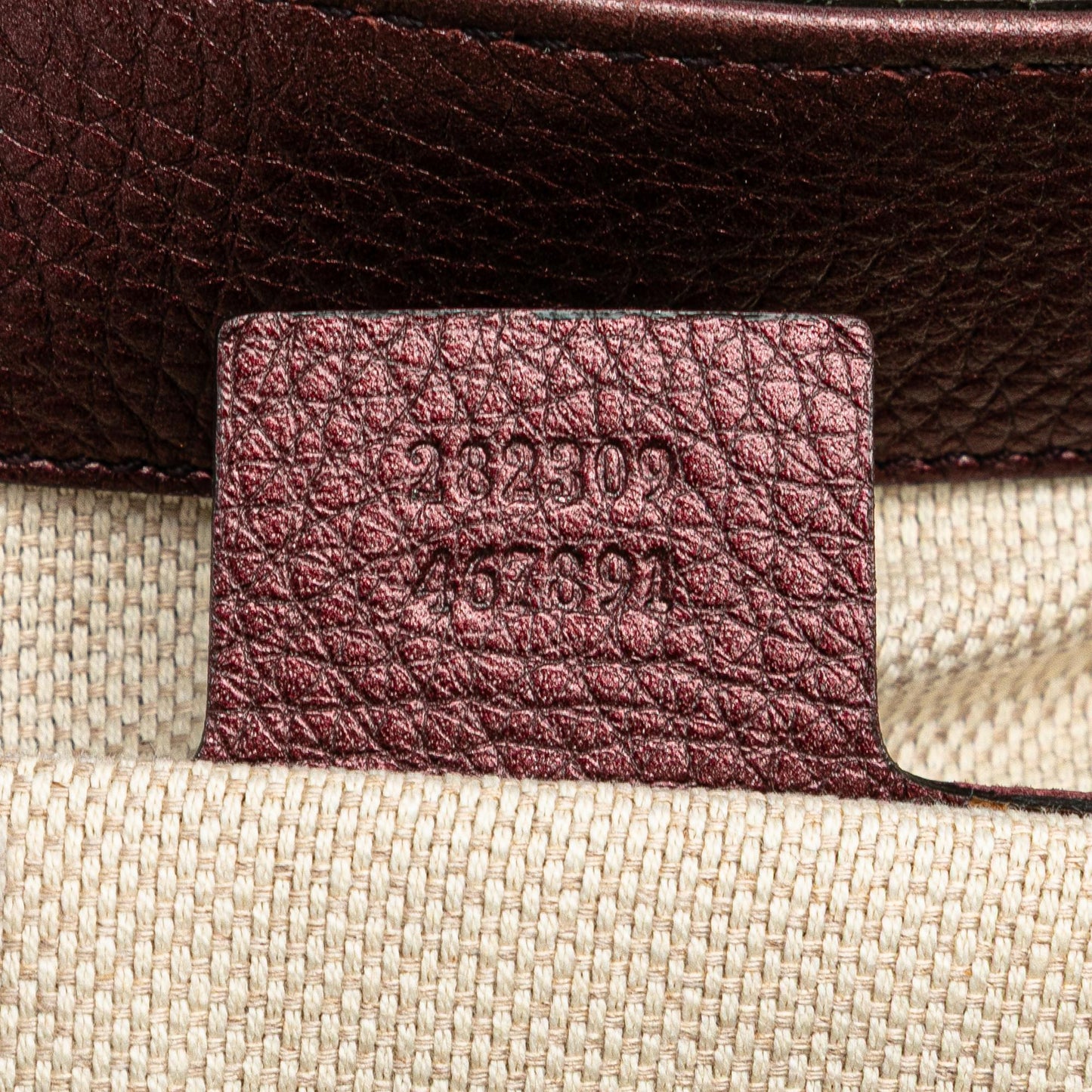 Gucci Medium Leather Soho Cellarius Tote