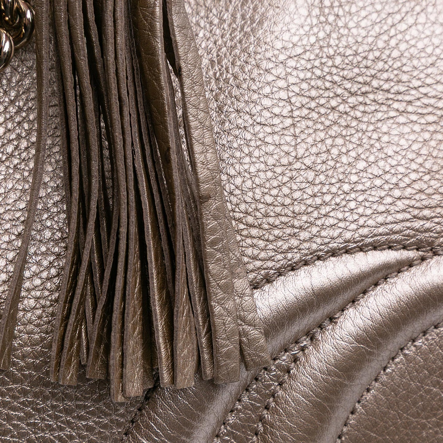 Gucci Medium Leather Soho Chain Tote