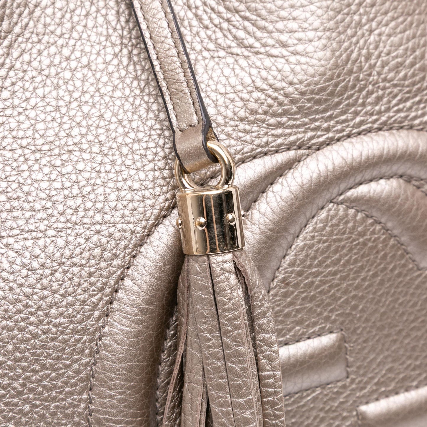 Gucci Medium Leather Soho Chain Tote