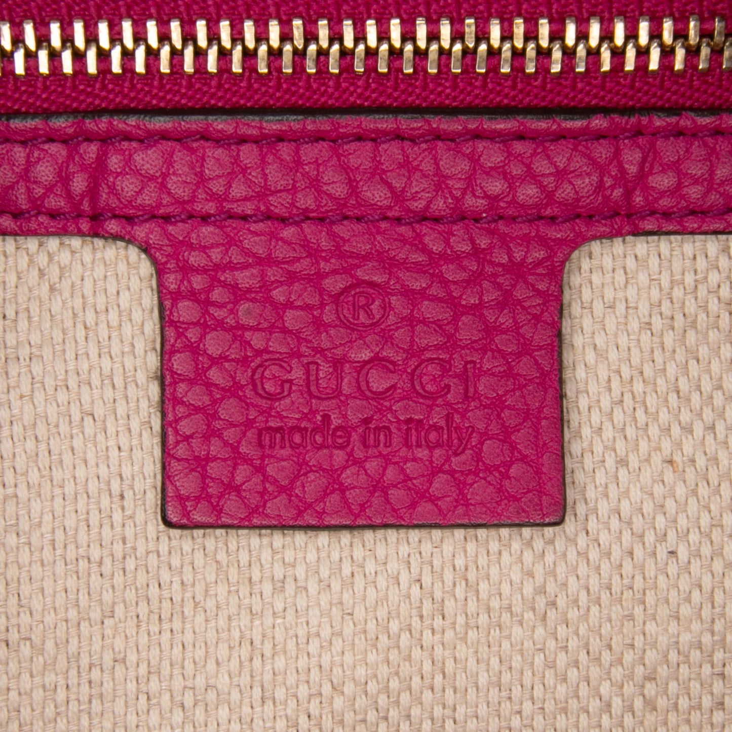 Gucci Medium Leather Soho Chain Tote