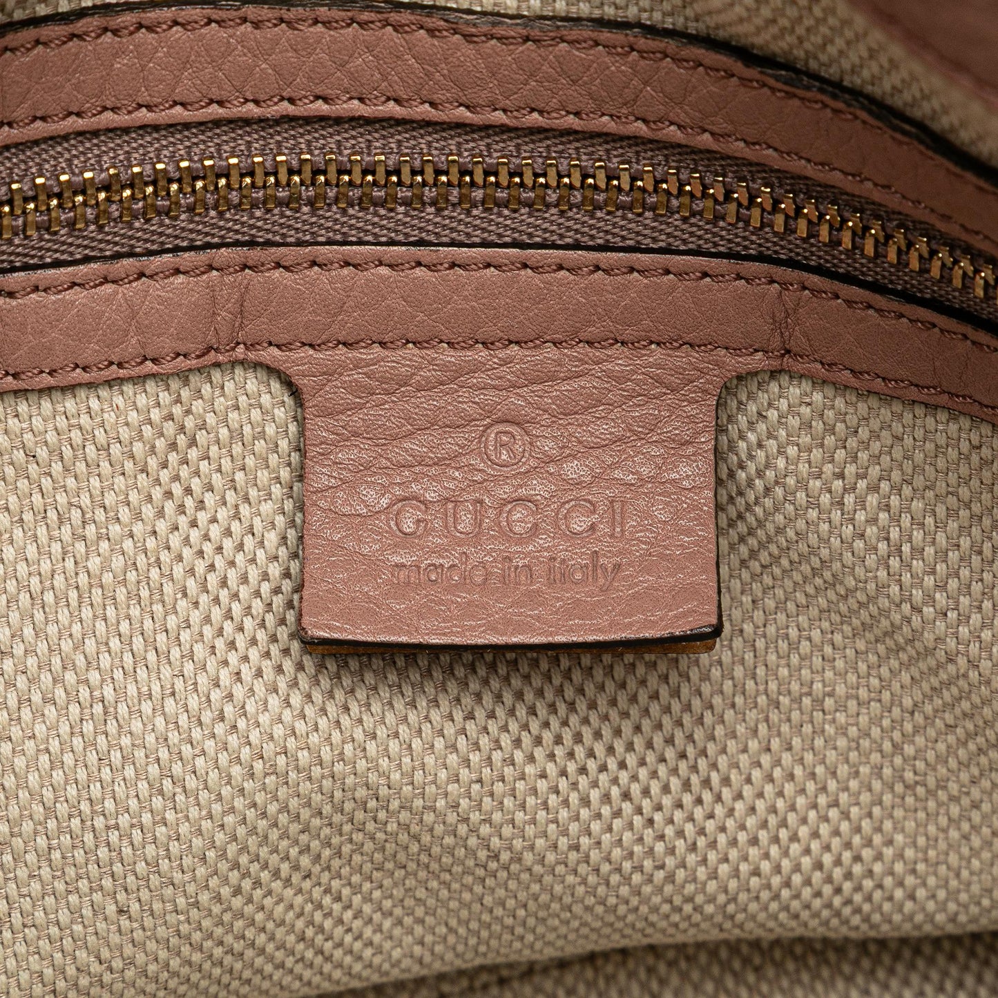 Gucci Medium Leather Soho Chain Tote