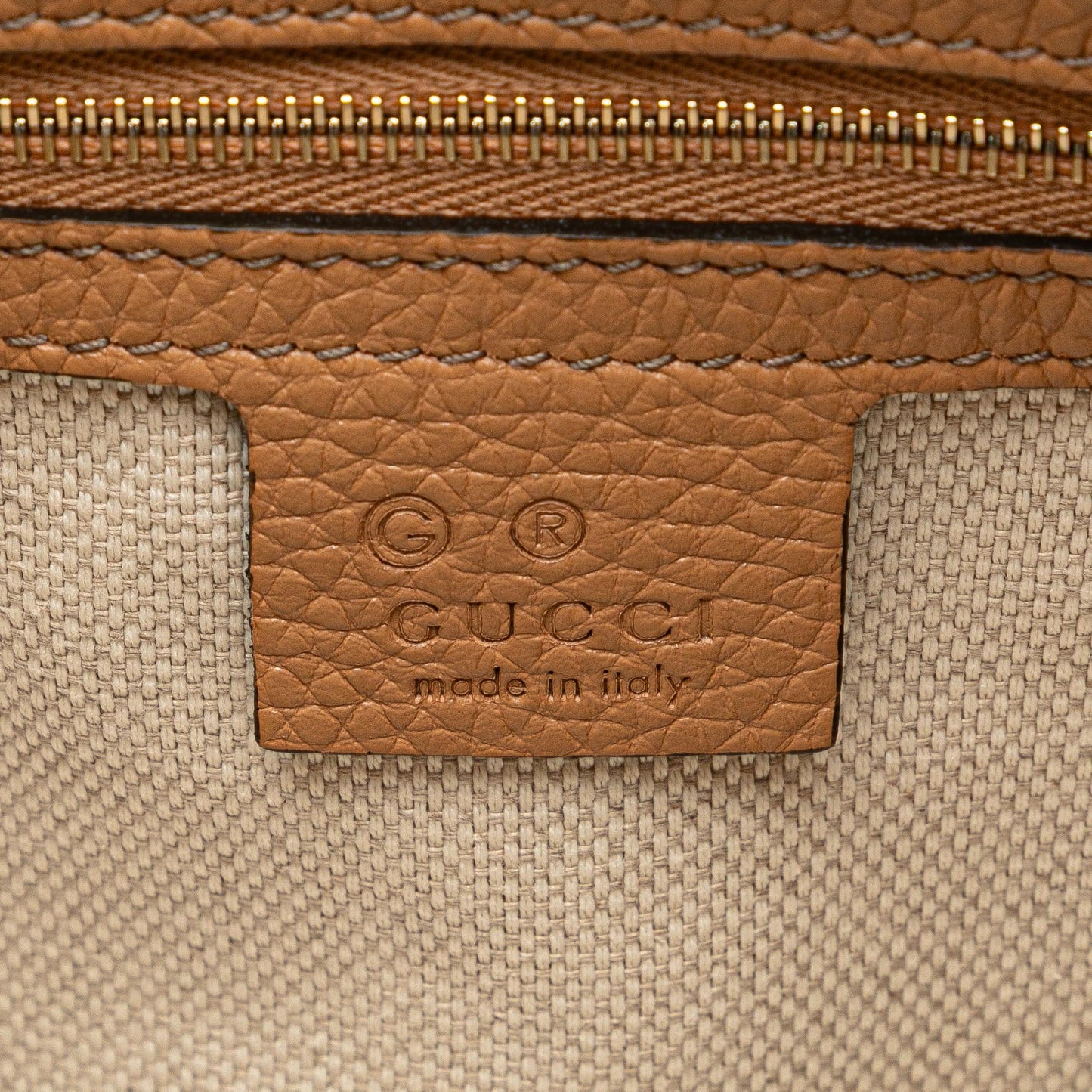 Gucci Medium Leather Soho Chain Tote