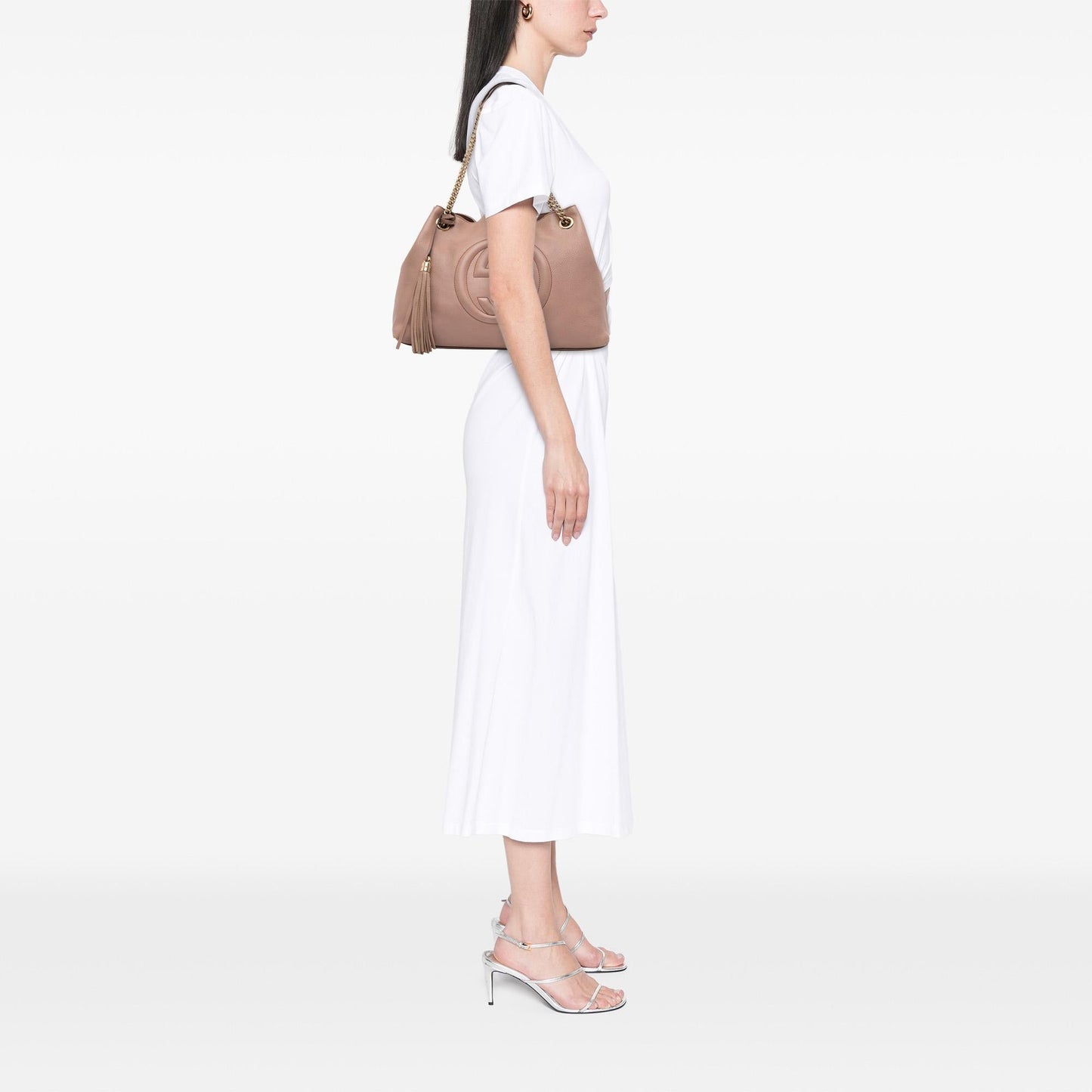 Gucci Medium Leather Soho Chain Tote