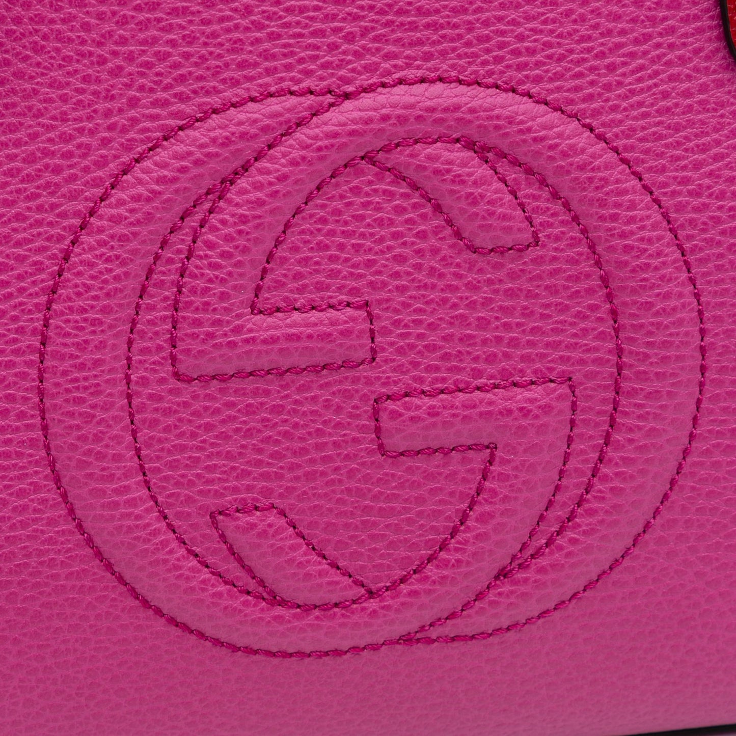 Gucci Medium Leather Soho Satchel