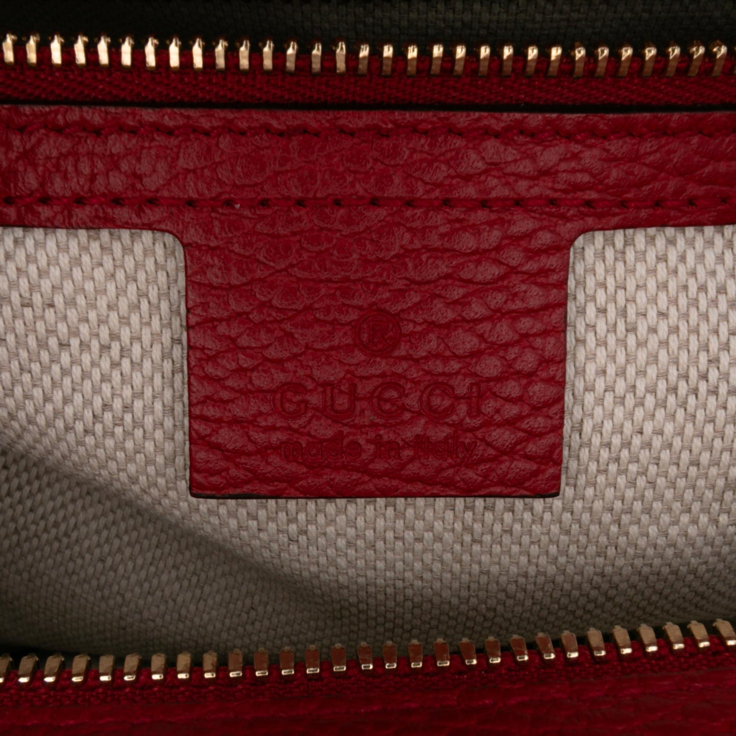 Gucci Medium Leather Soho Satchel