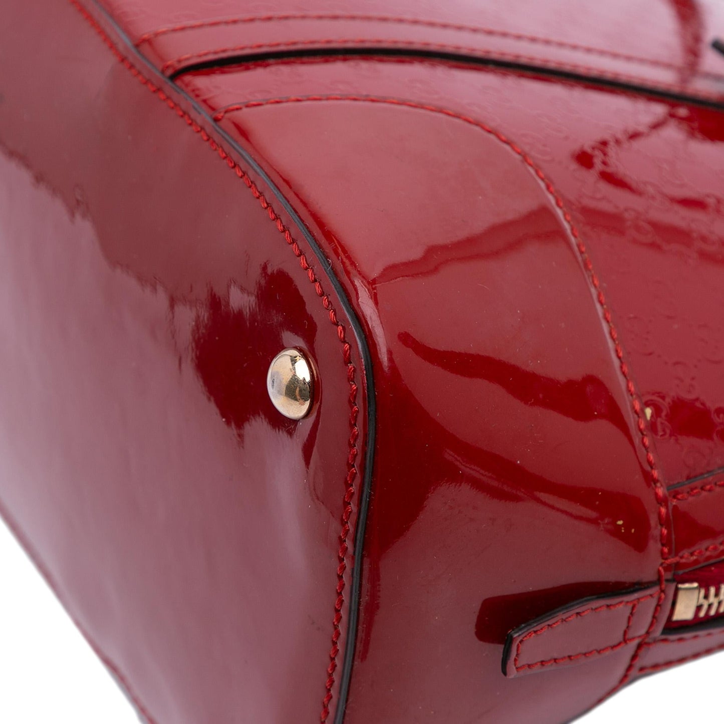 Gucci Medium Microguccissima Patent Nice Dome Satchel