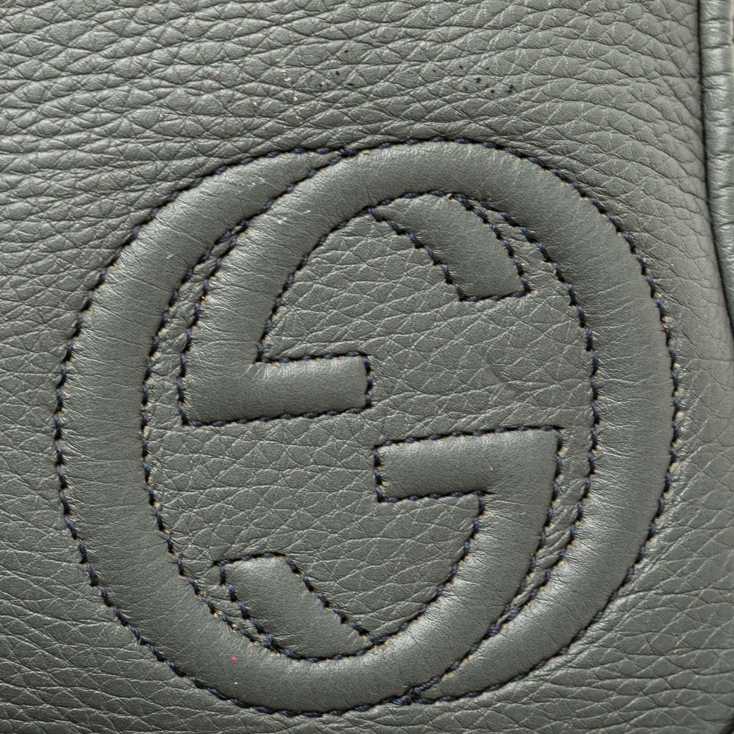 Gucci Medium Pebbled Calfskin Soho Messenger Bag