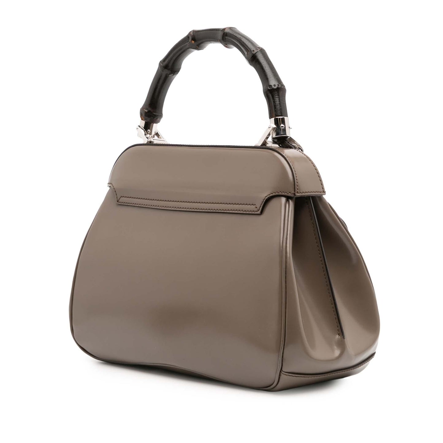 Gucci Medium Smooth Calfskin Bamboo Lady Lock Handbag