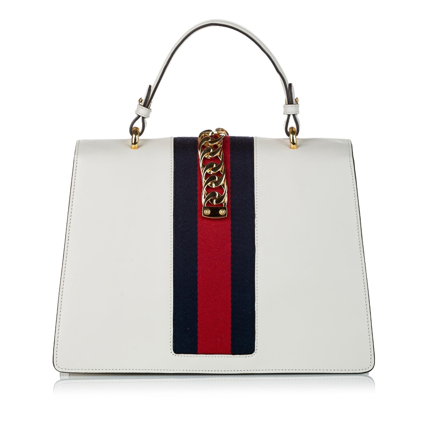 Gucci Medium Sylvie Leather Satchel (SHG-30400)