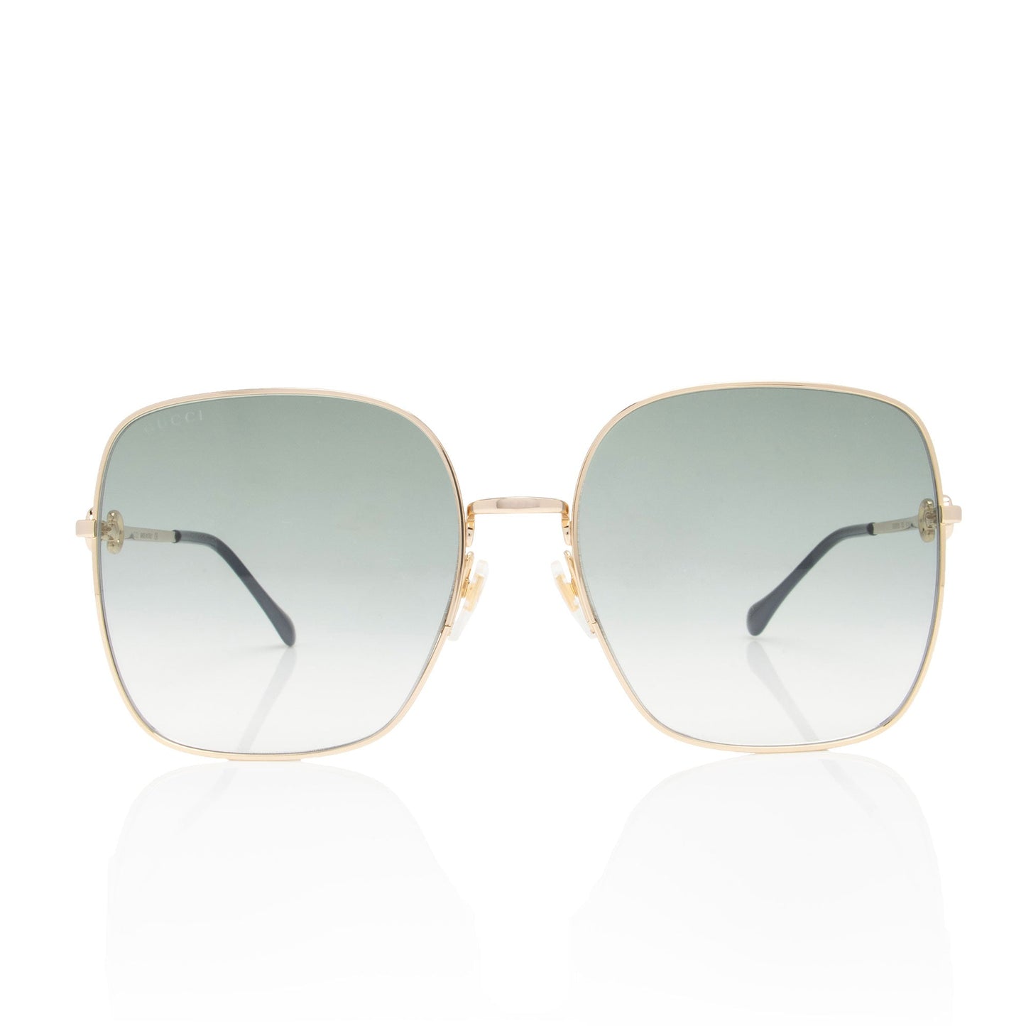 Gucci Horsebit Oversize Square Sunglasses (SHF-8FFvxU)