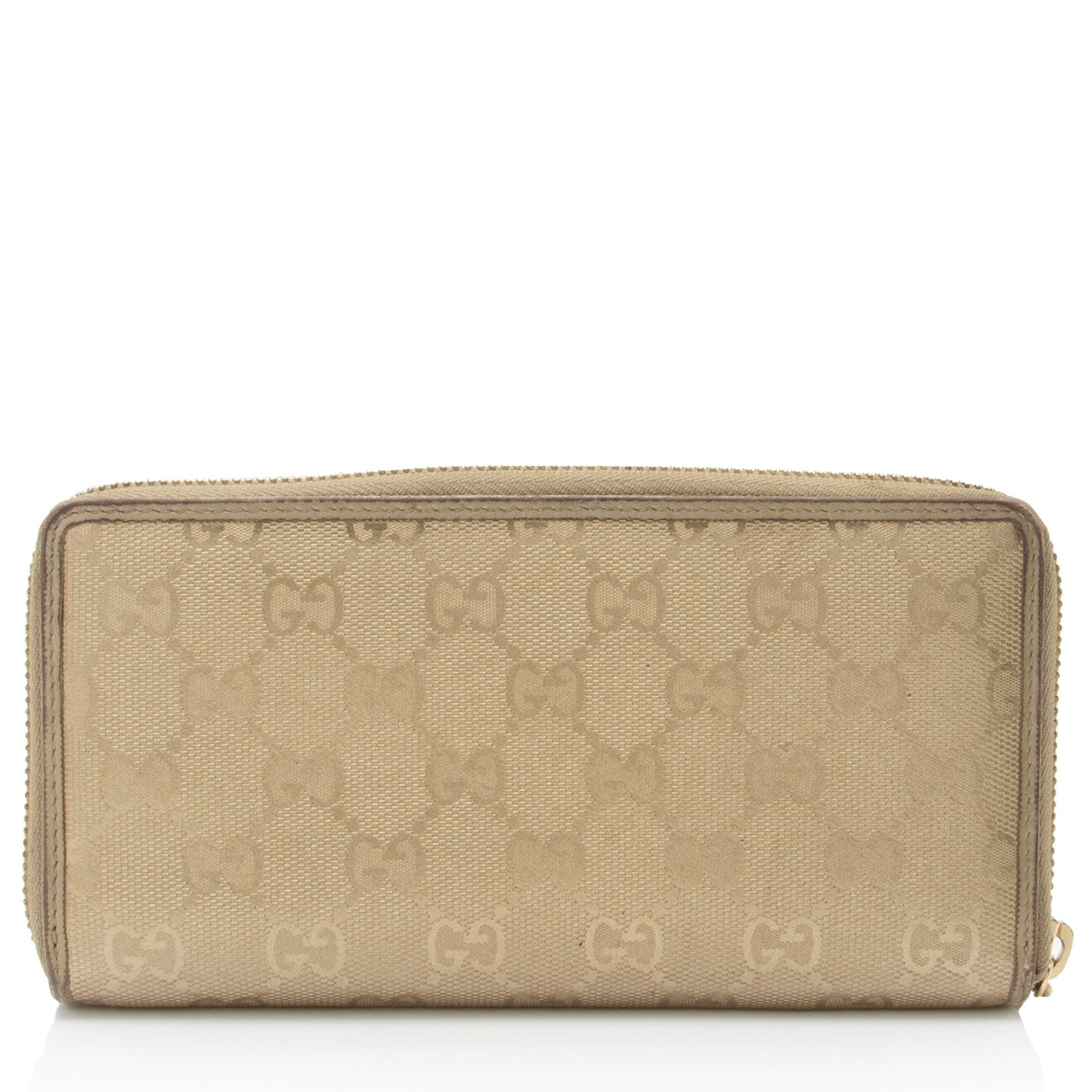 Gucci Metallic GG Imprime Zip Around Wallet (SHF-Q4BvCG)