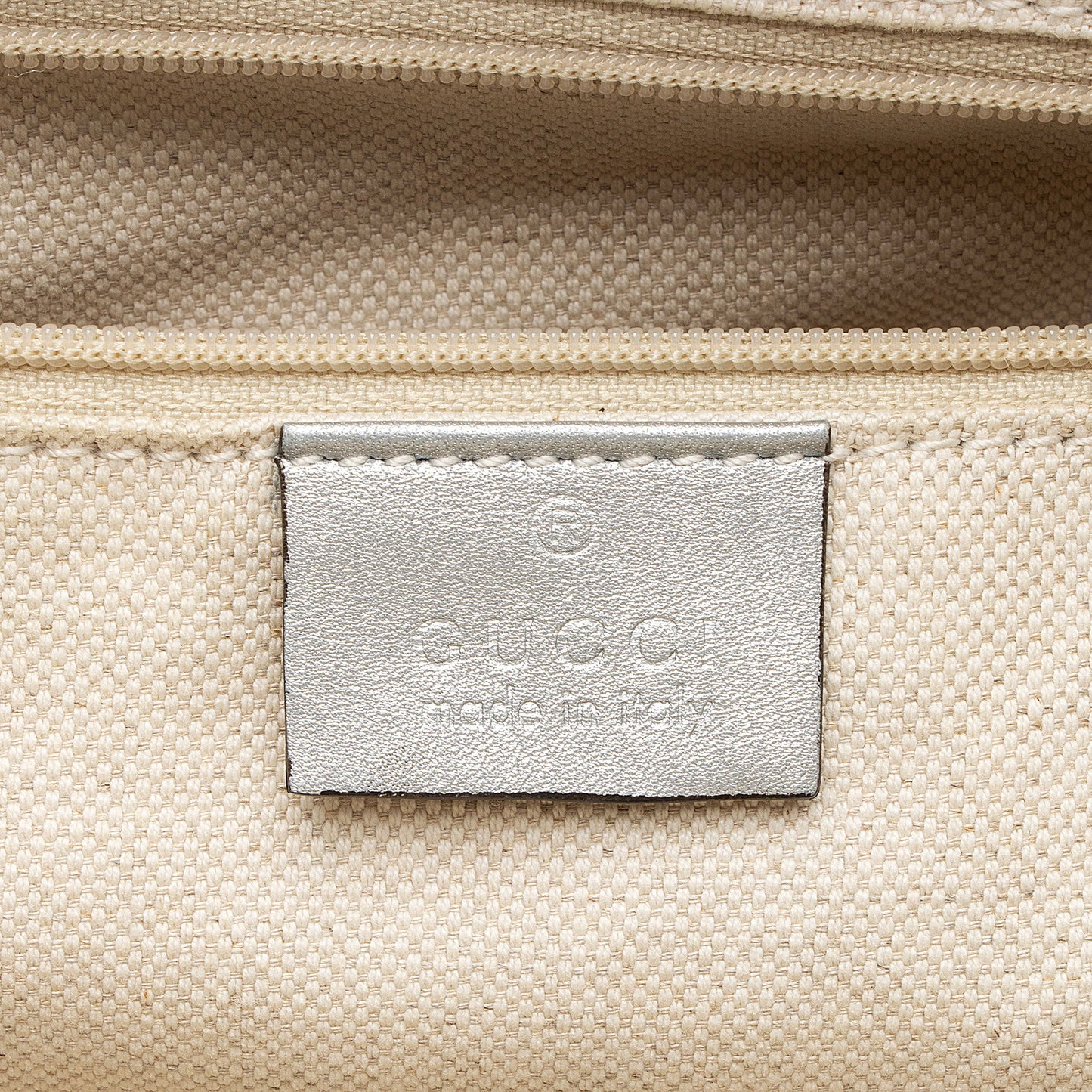 Gucci Metallic Guccissima Leather Sukey Medium Tote