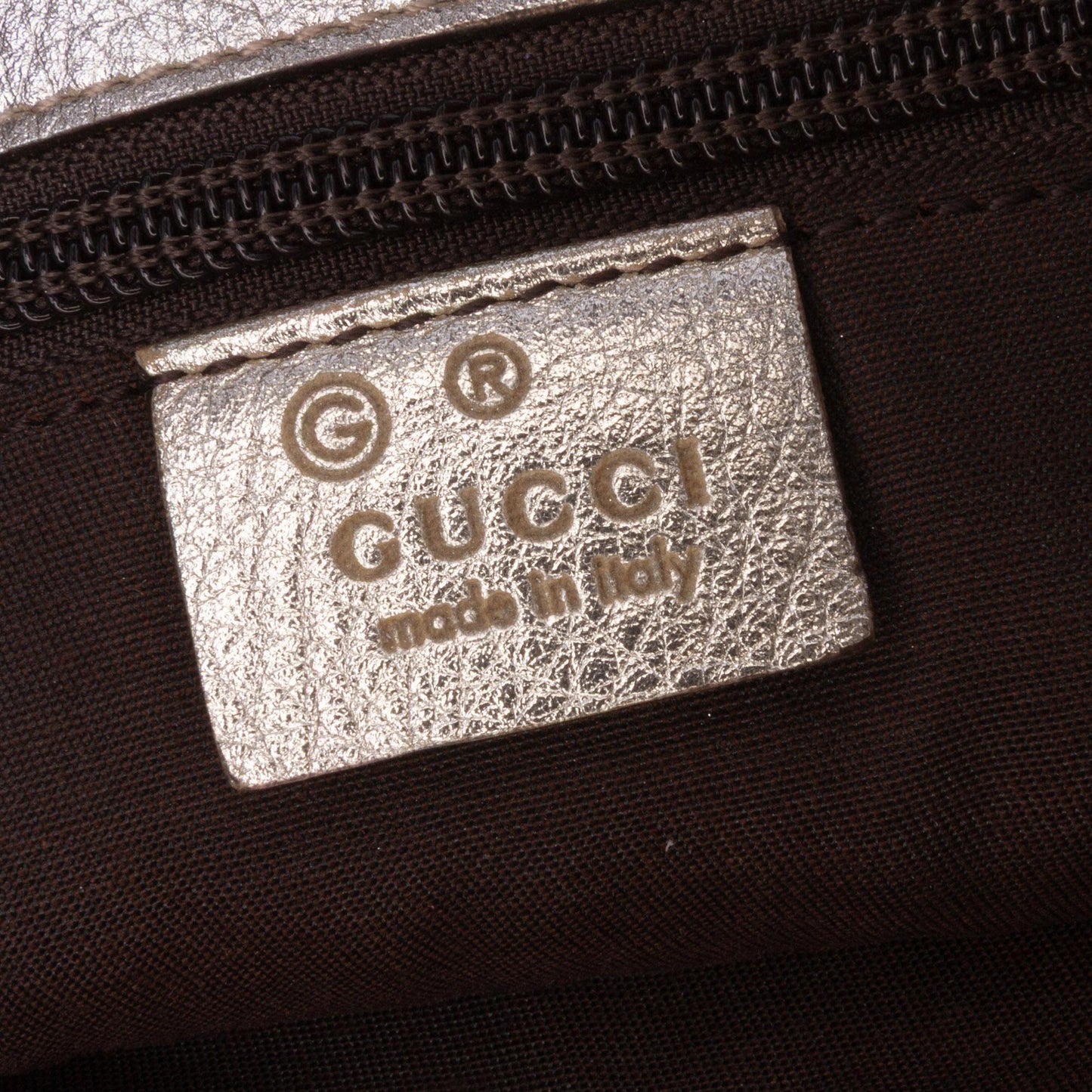 Gucci Metallic Guccissima Tote