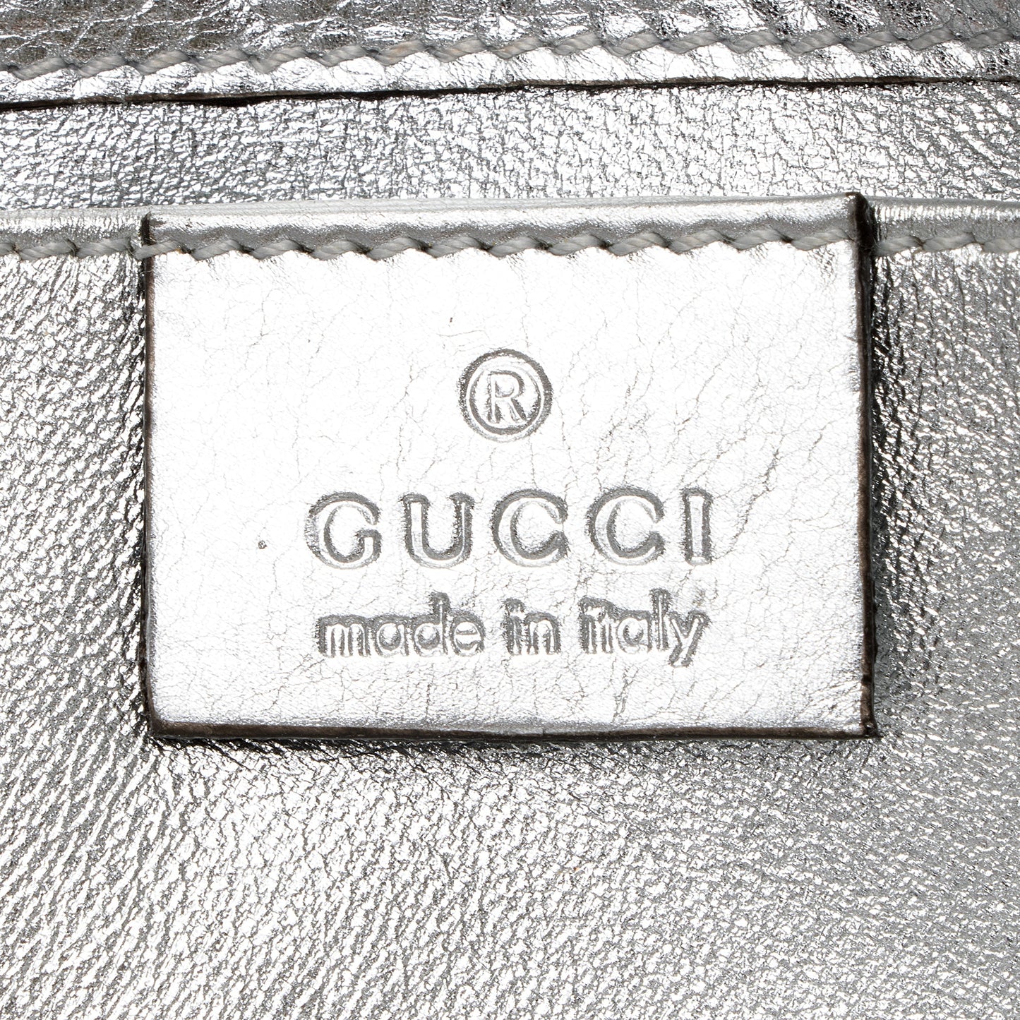 Gucci Metallic Leather Hysteria Small Clutch (SHF-hs8Ncf)