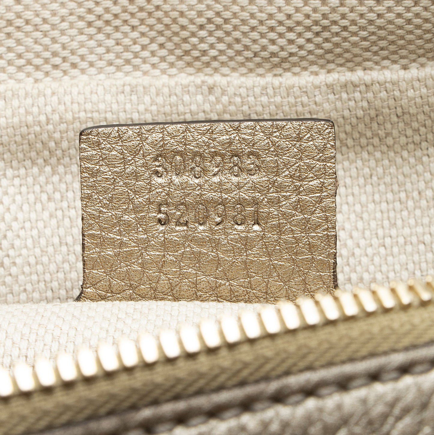 Gucci Metallic Leather Soho Chain Small Shoulder Bag