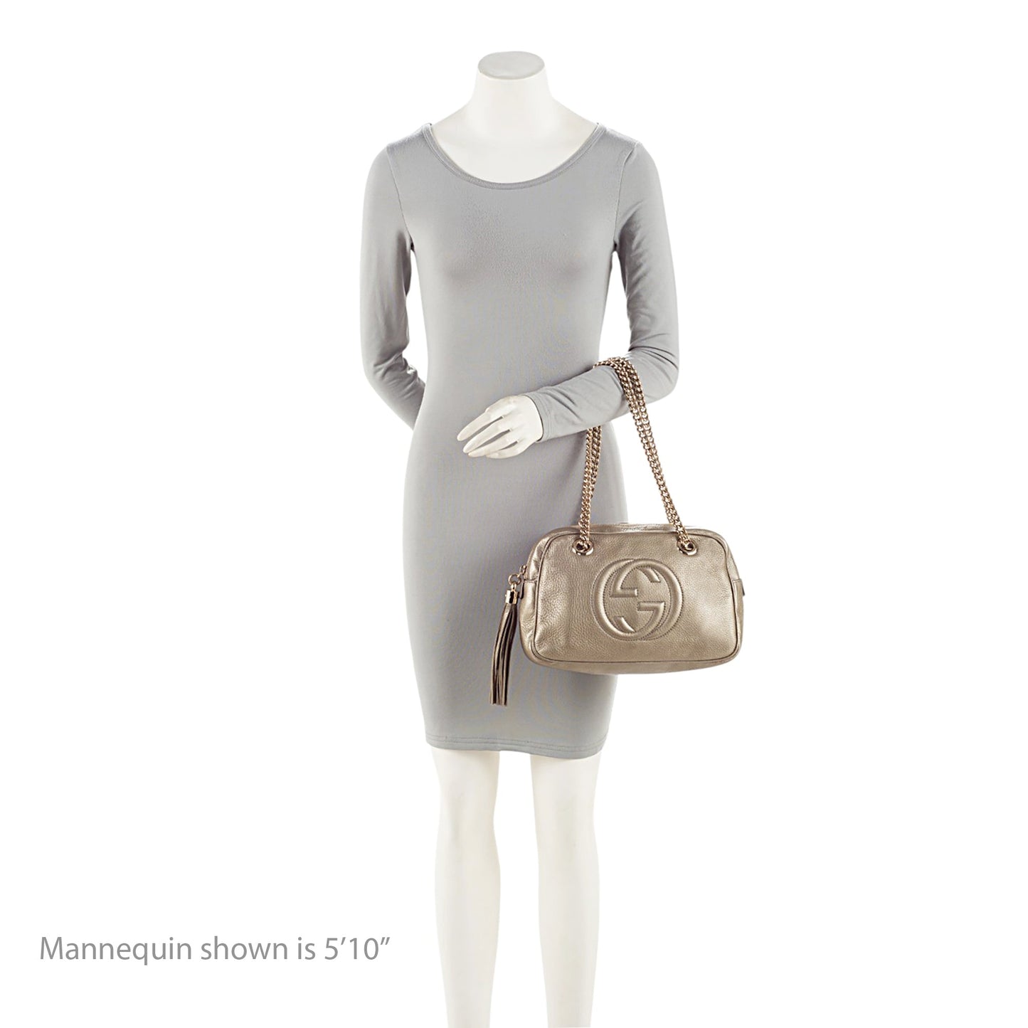 Gucci Metallic Leather Soho Chain Small Shoulder Bag