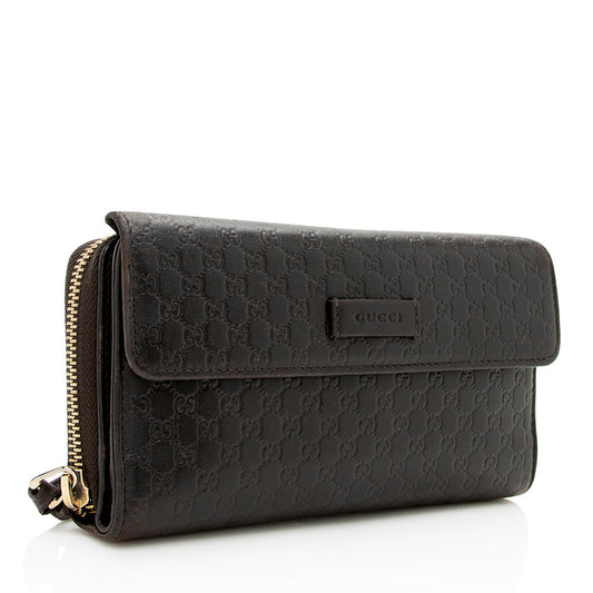 Gucci Microguccissima Continental Flap Wallet (SHF-18956)