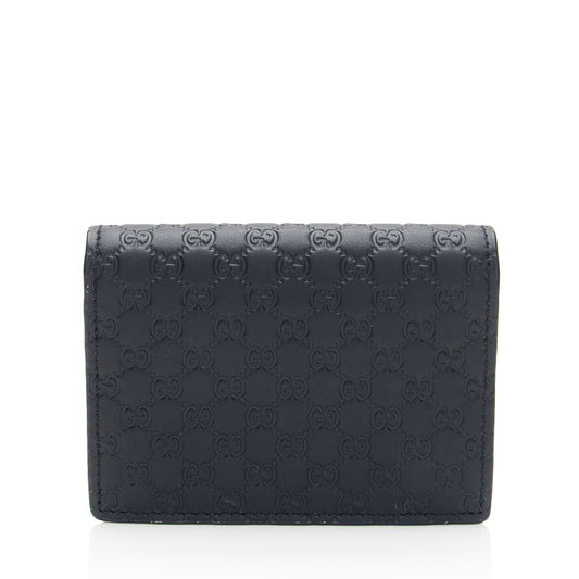 Gucci Microguccissima Leather Card Case (SHF-6wm385)