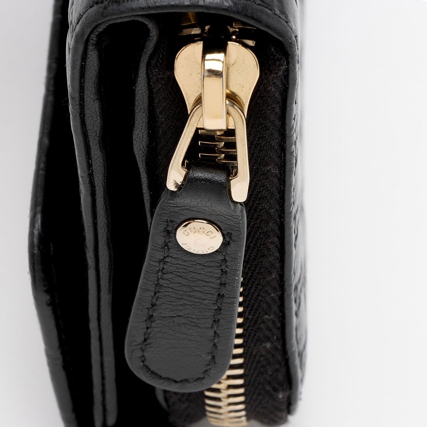 Gucci Microguccissima Leather Continental Flap Wallet