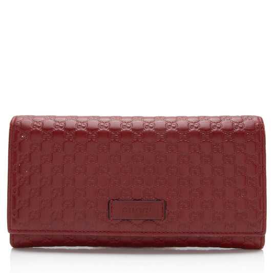 Gucci Microguccissima Leather Continental Wallet (SHF-HTbnJO)