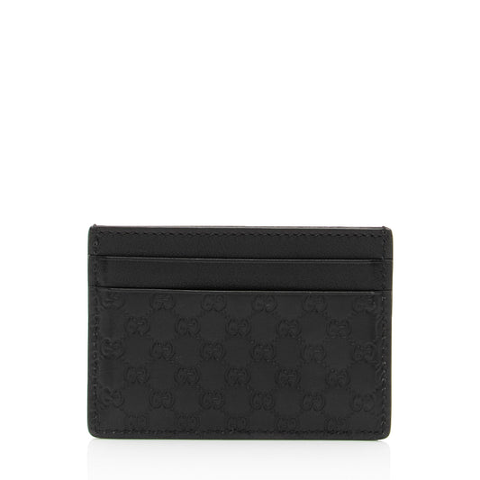 Gucci Microguccissima Leather Signature Card Case (SHF-u5SiRO)