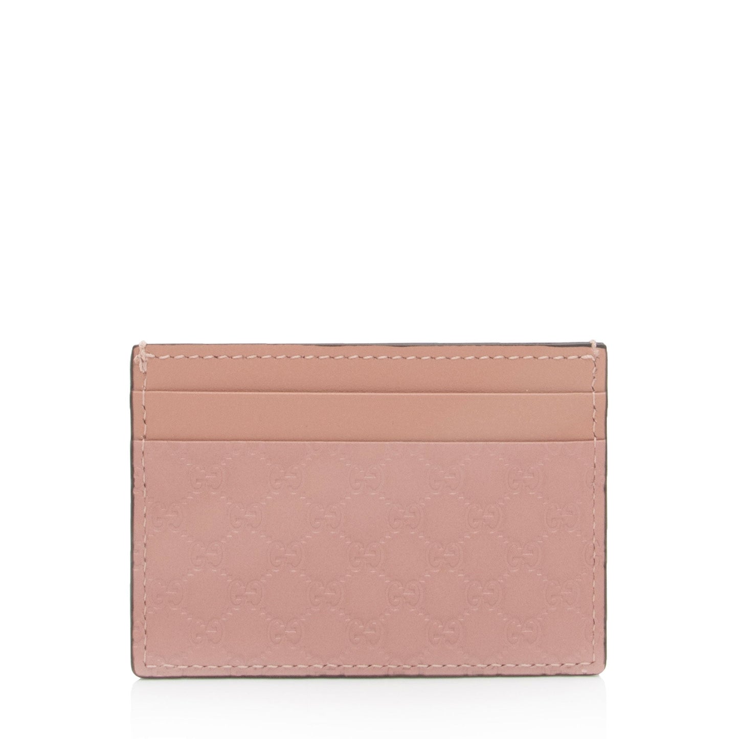 Gucci Microguccissima Leather Signature Card Case (SHF-TNzQu6)